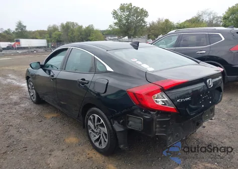 2017 Honda Civic Ex из США, поврежденный, VIN 19XFC2F76HE050096